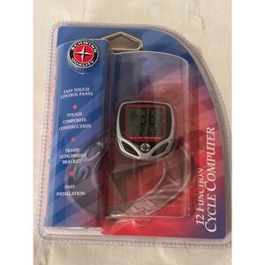 Schwinn 12 Function Cycle Computer Bike Speedometer Odometer Silver SW500T New